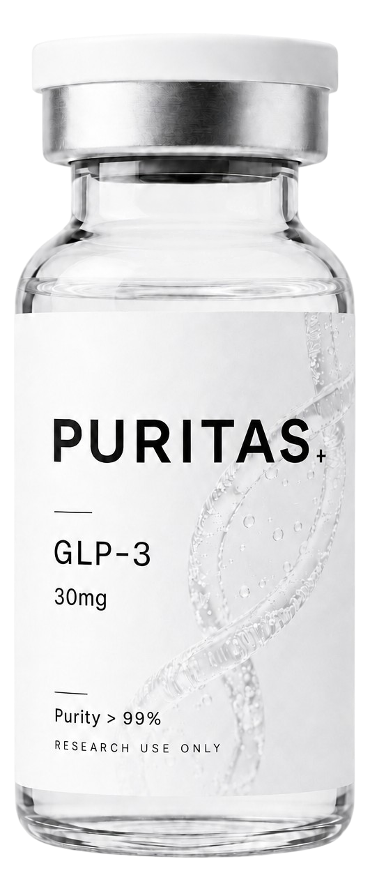 PURITAS GLP-3 30 mg research peptide vial